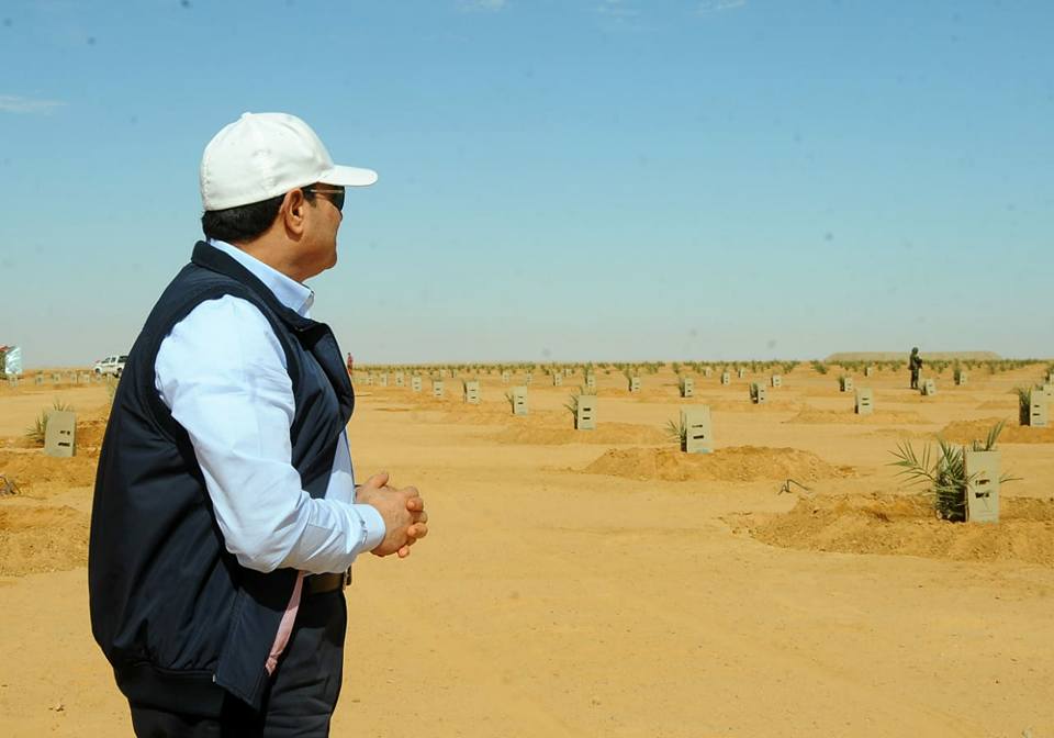 الرئيس السيسى يزور مشروع توشكى (3)