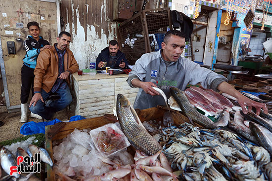 سوق السمك فى المنيب