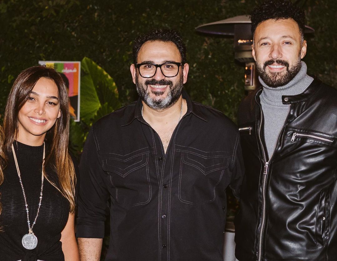 أحمد فهمى وأكرم حسنى