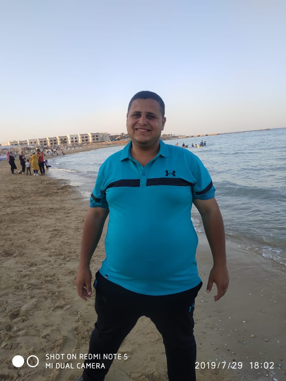 أحمد أثناء مرحلة فقدان الوزن (2)