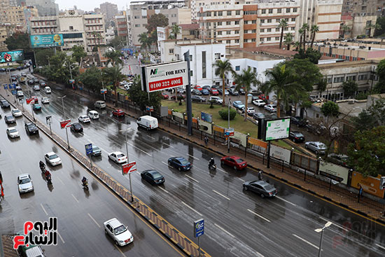 سقوط الأمطار فى القاهرة