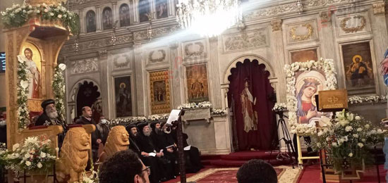 البابا تواضروس يترأس قداس رأس السنة بالكاتدرائية (2)