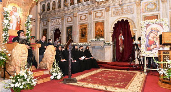 البابا تواضروس يترأس قداس رأس السنة بالكاتدرائية المرقسية (3)