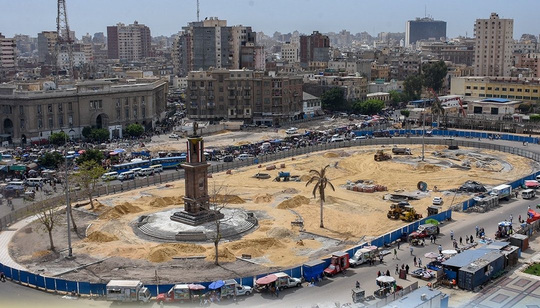 اعمال تطوير ميدان محطة مصر