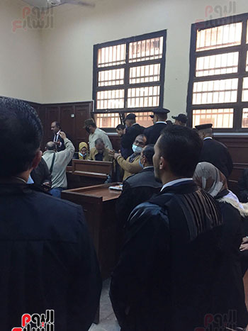أول صور من قاعة محكمة مذبحة الإسماعيلية (2)