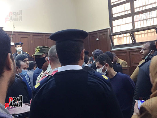أول صور من قاعة محكمة مذبحة الإسماعيلية (6)