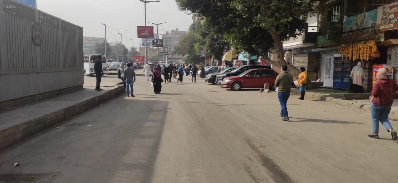 شارع التحرير بالدقى بعد نقل الموقف العشوائى والباعة الجائلين (2)