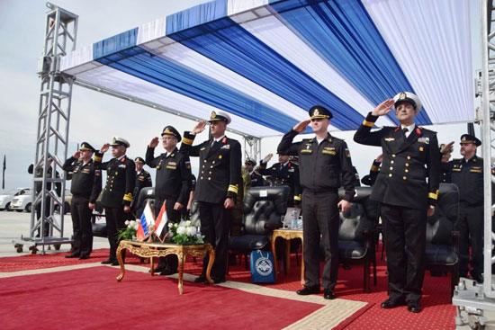 انطلاق فعاليات التدريب البحرى المشترك المصرى الروسى (4)