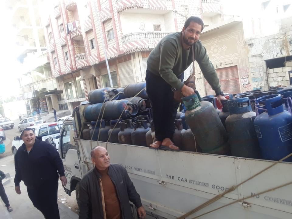 توفير الأنابيب للمواطنين فى شمال سيناء