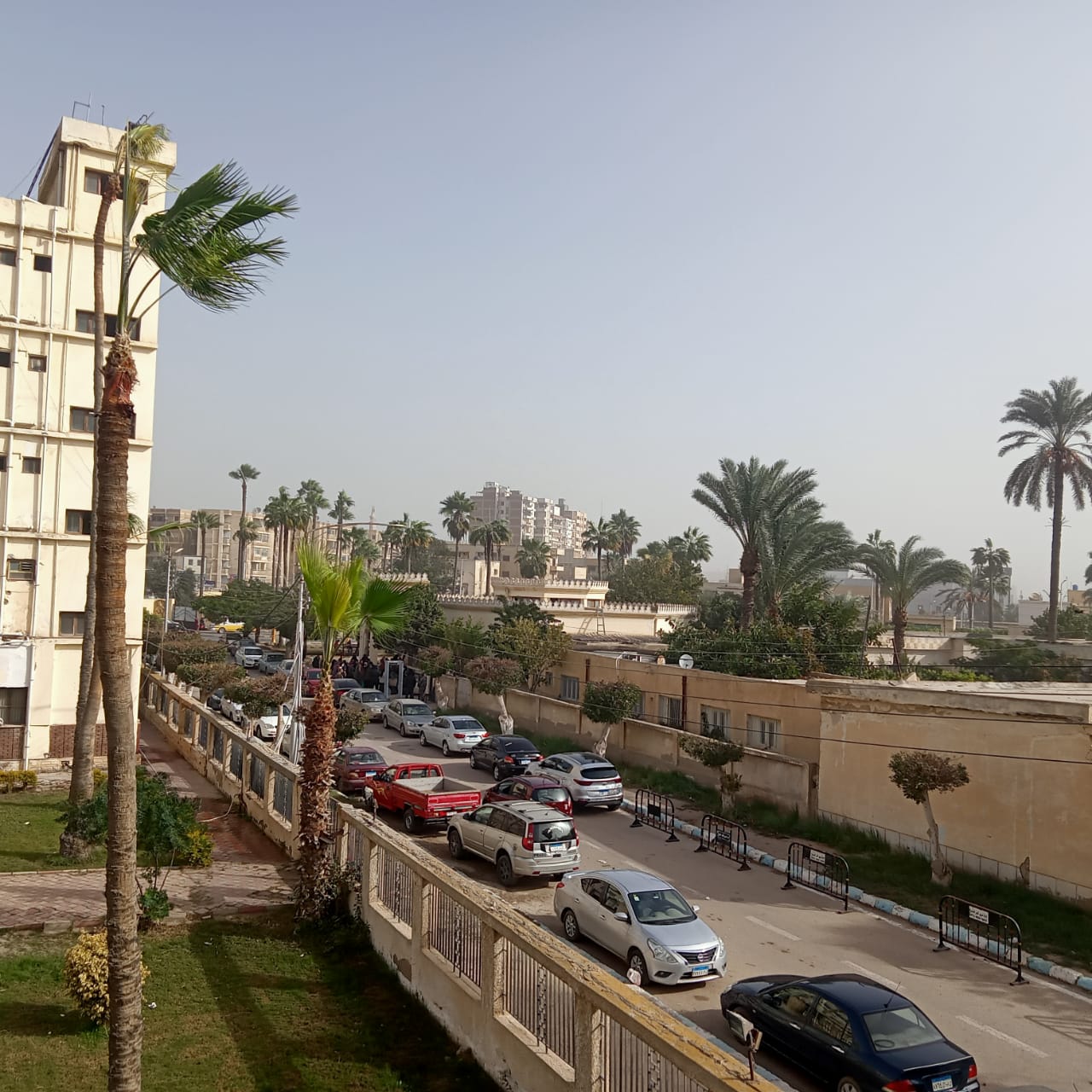 هبوب رياح شديدة على مدن وقرى محافظة كفر الشيخ