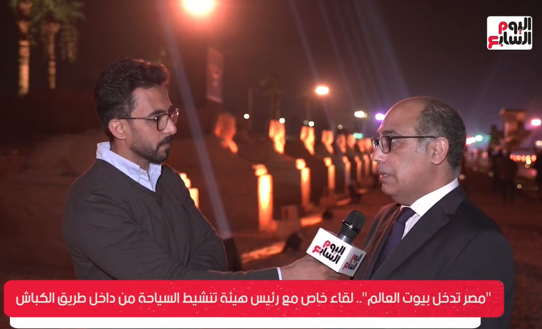 رئيس هيئة تنشيط السياحة والزميل الصحفى محمد أسعد (3)