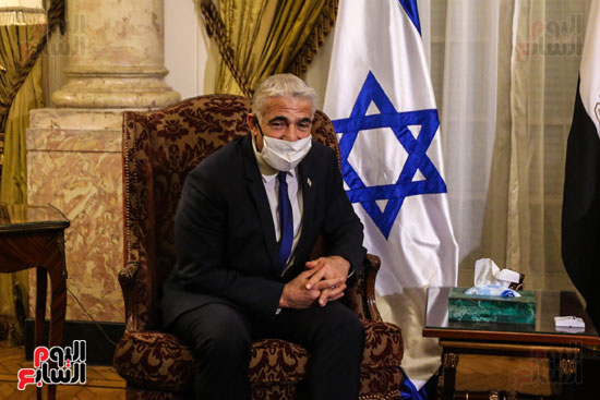 سامح شكرى يستقبل وزير خارجية إسرائيل  (3)