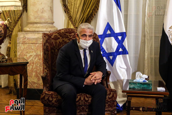 سامح شكرى يستقبل وزير خارجية إسرائيل  (4)