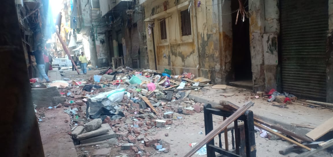 انفجار أسطوانة بوتاجاز بالإسكندرية