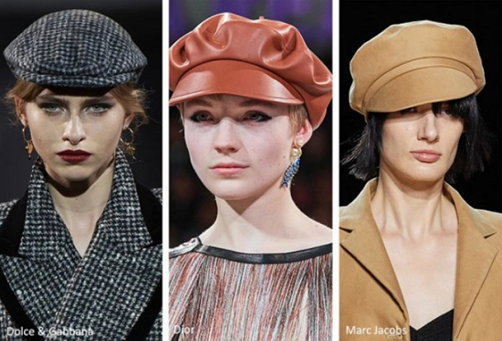 تصميمات دور الأزياء العالمية للقبعة