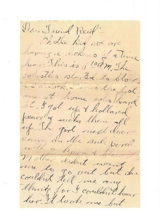 رسائل الجنود لأحبائهم في الحرب العالمية الأولى  (3)