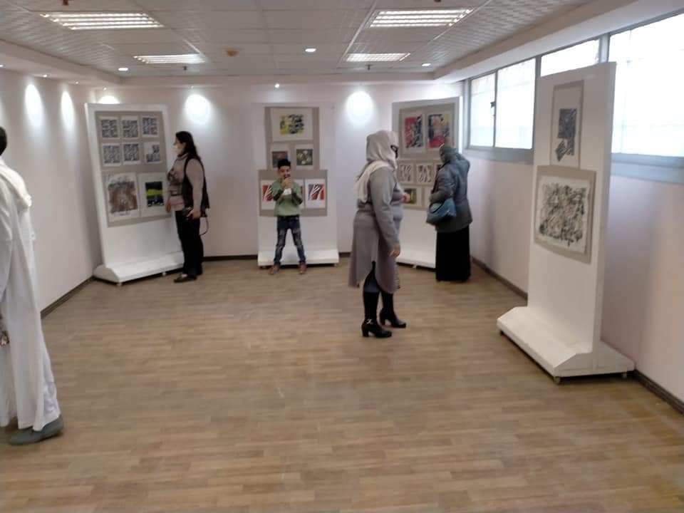 أول معرض للفن التشكيلي بقصر ثقافة بني سويف  (1)