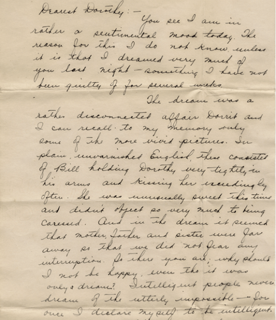 رسائل الجنود لأحبائهم في الحرب العالمية الأولى  (1)
