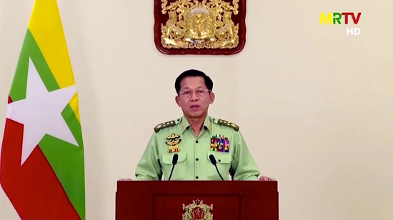 قائد الانقلاب فى ميانمار