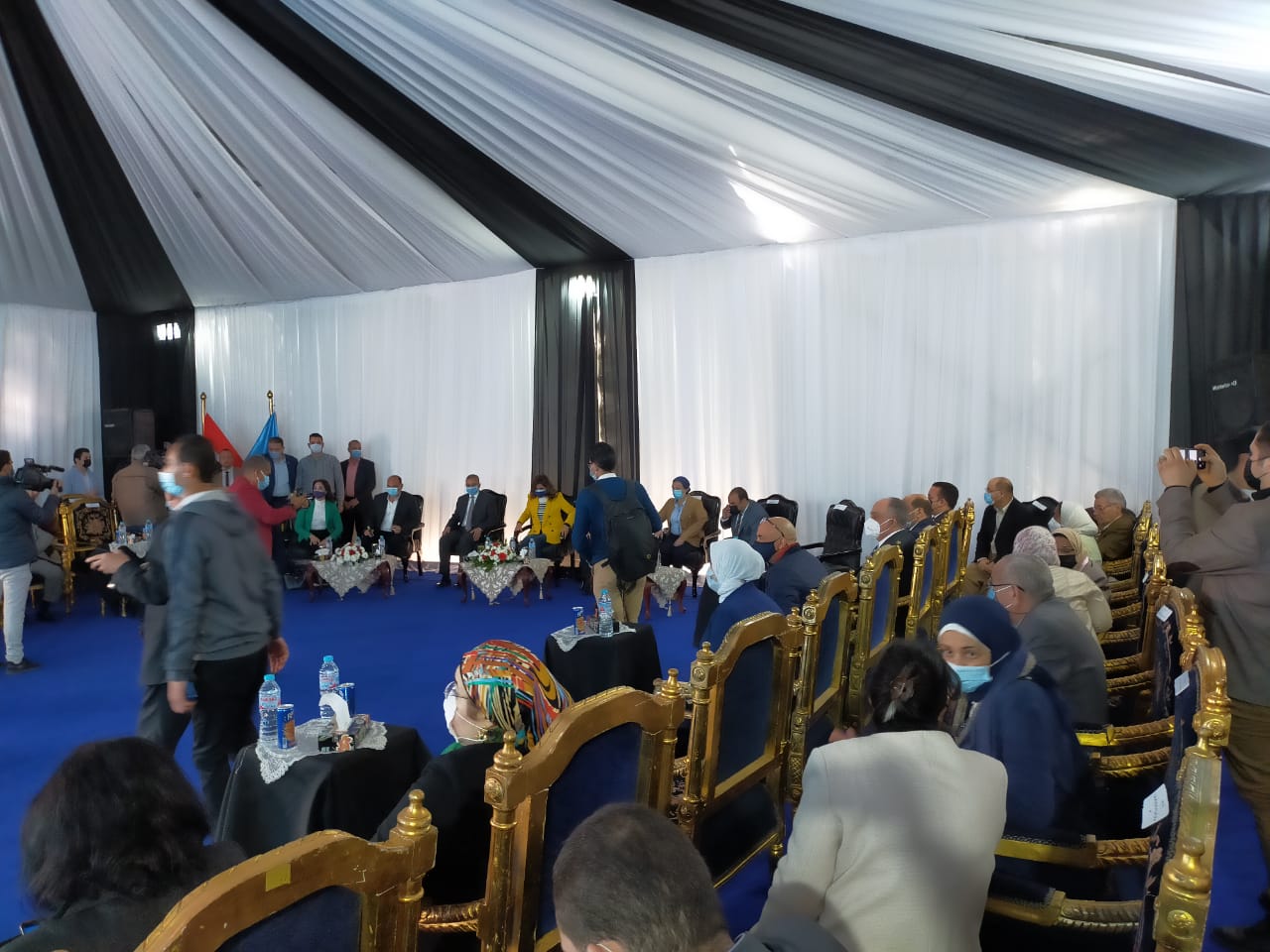 المؤتمر الصحفي لوزيرى البيئة والهجرة لمبادرة القرية المصرية (5)