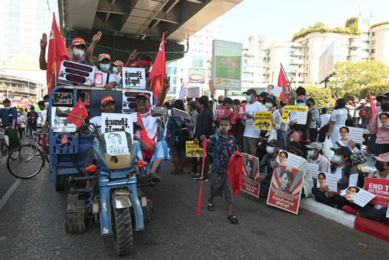 مظاهرات ميانمار