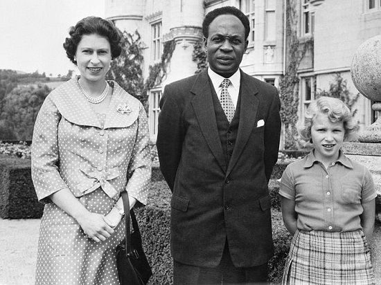 إليزابيث ورئيس وزراء غانا