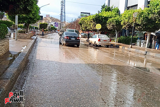 استمرار هطول الأمطار بكفر الشيخ (2)
