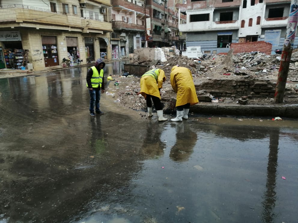 شفط مياه الأمطار منت شوارع تلا (2)