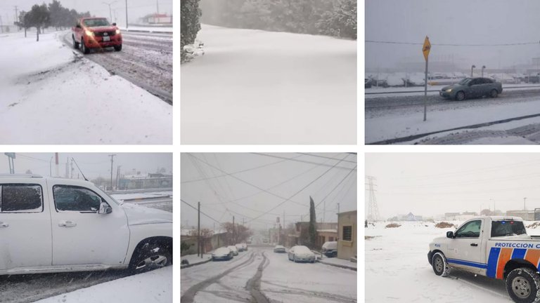 العاصفة الشتوية فى المكسيك