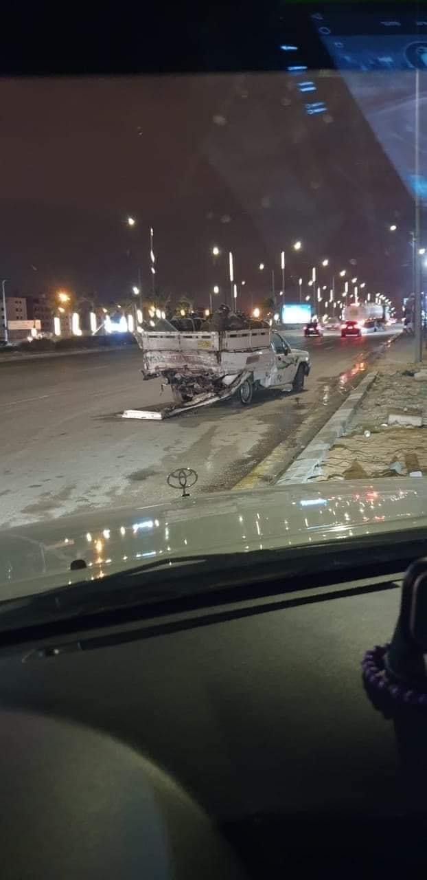 السيارة المتسببة فى حادث عمرو أديب
