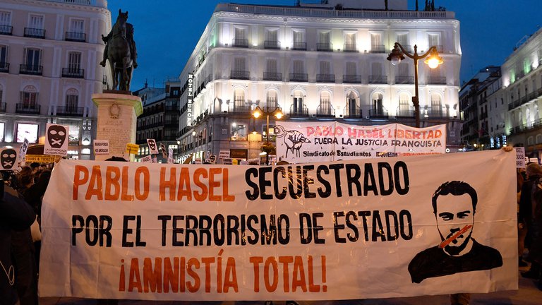 احتجاجات فى اسبانيا