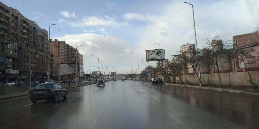 سقوط أمطار بالقليوبية