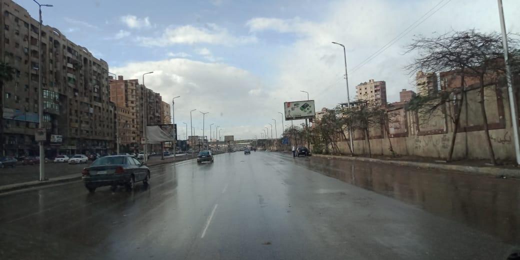 مياه الأمطار بشوارع القليوبية