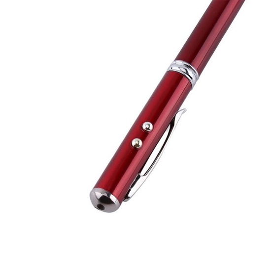 223141-قلم تاتش باللون الأحمر مزين بالمعدن