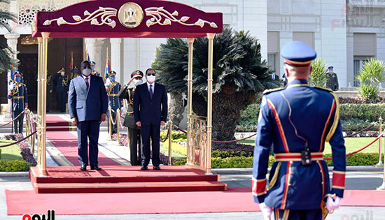 الرئيس عبد الفتاح السيسى و فيليكس تشيسيكيدي رئيس جمهورية الكونغو الديمقراطية