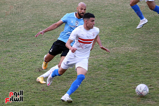 شوط أول سلبي بين الزمالك وغزل المحلة في الجولة الـ 11 ...