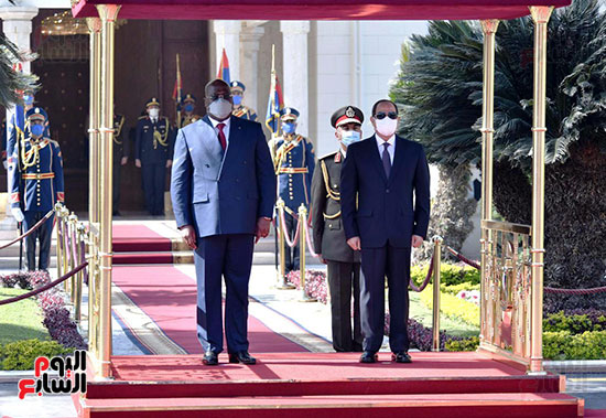 الرئيس عبد الفتاح السيسي و فيليكس تشيسيكيدي رئيس الكونغو