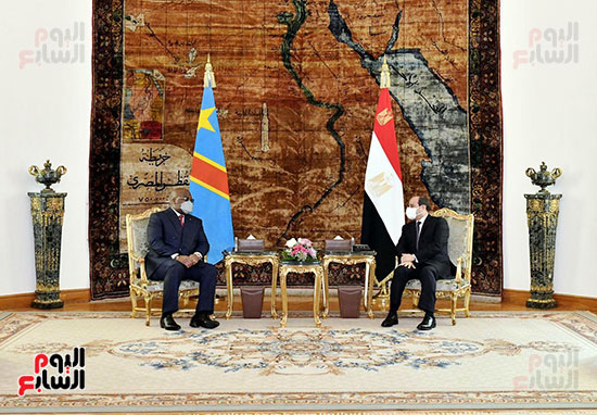 الرئيس عبد الفتاح السيسى و فليكس تشيسكيدى رئيس الكونغو