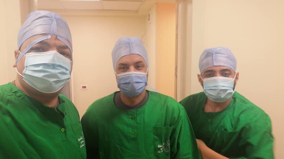 فريق التمريض بمستشفى المجمع الطبى بالاسماعيلية