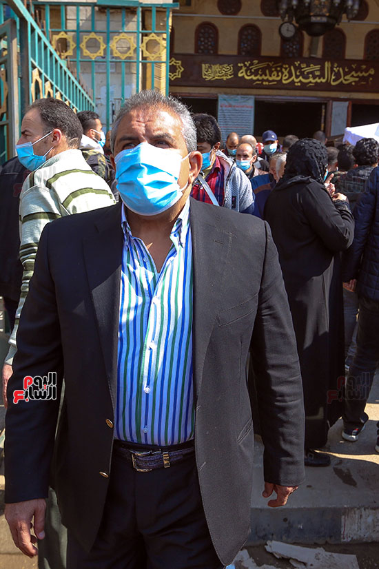  تشييع جثمان اللواء سعد عباس، رئيس صوت القاهرة، ومدير أمن ماسبيرو الأسبق (6)