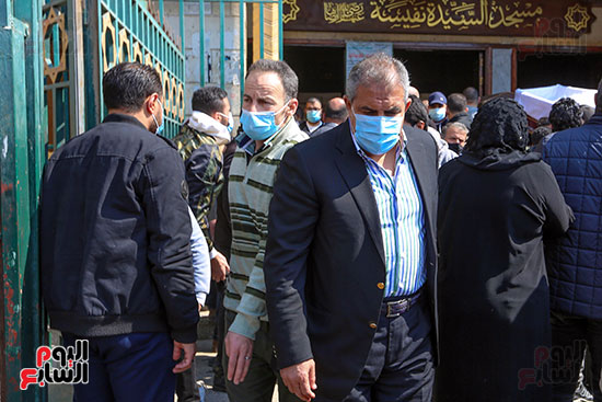  تشييع جثمان اللواء سعد عباس، رئيس صوت القاهرة، ومدير أمن ماسبيرو الأسبق (5)