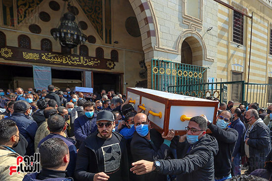  تشييع جثمان اللواء سعد عباس، رئيس صوت القاهرة، ومدير أمن ماسبيرو الأسبق (4)