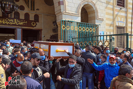  تشييع جثمان اللواء سعد عباس، رئيس صوت القاهرة، ومدير أمن ماسبيرو الأسبق (3)