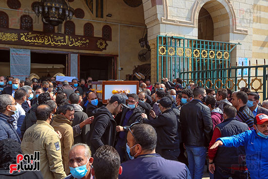  تشييع جثمان اللواء سعد عباس، رئيس صوت القاهرة، ومدير أمن ماسبيرو الأسبق (2)
