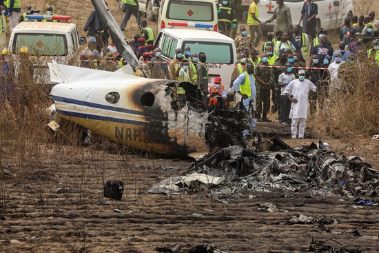 تحطم الطائرة النيجيرية 