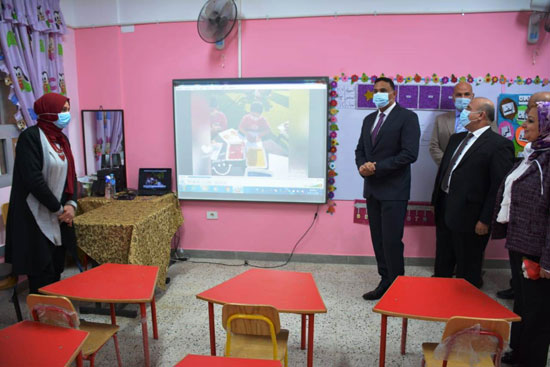 محافظ الدقهلية يفتتح مدرسة أحمد حسن الزيات (2)