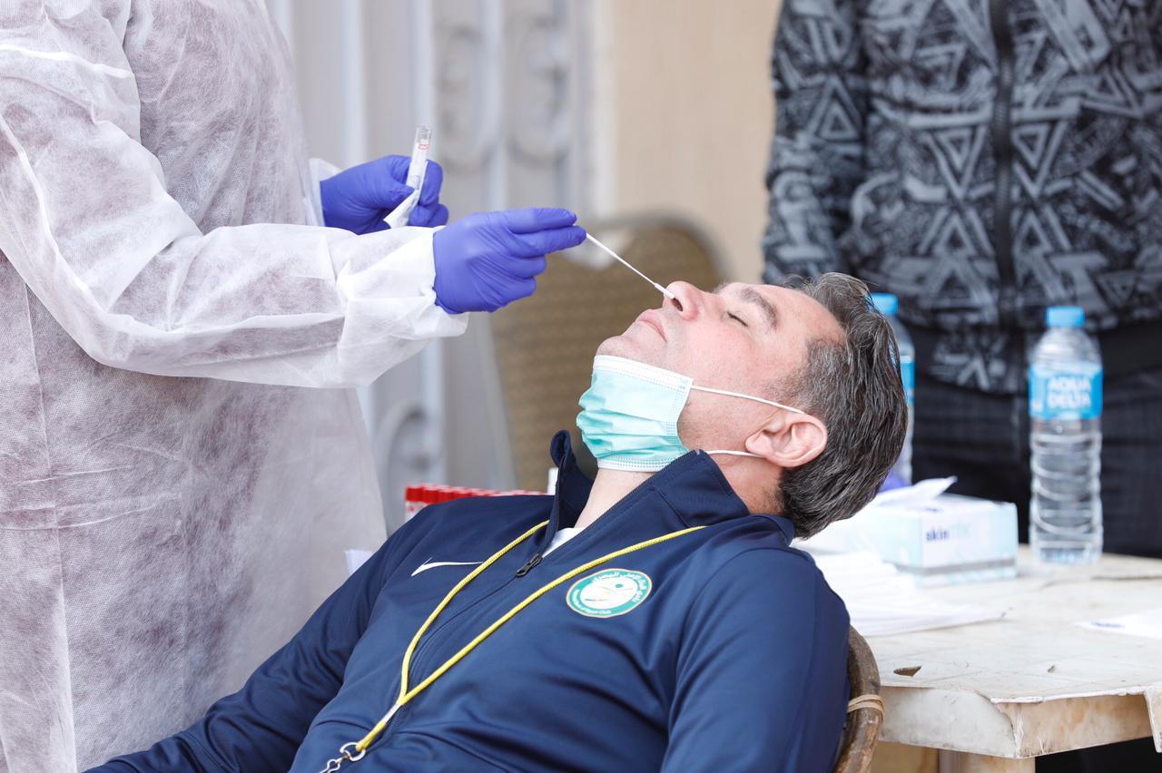 مسحة طبية للاعبو البنك الاهلى (4)