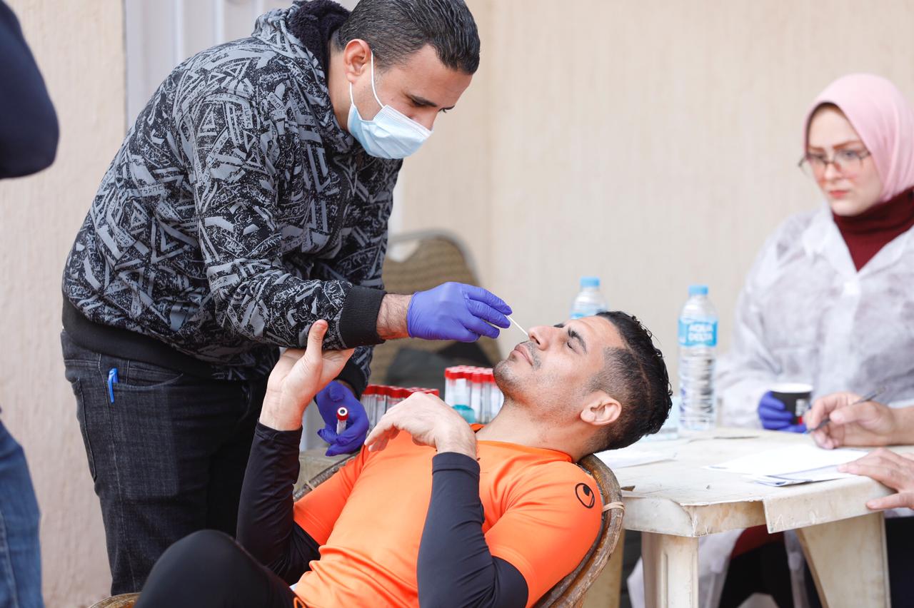 مسحة طبية للاعبو البنك الاهلى (3)