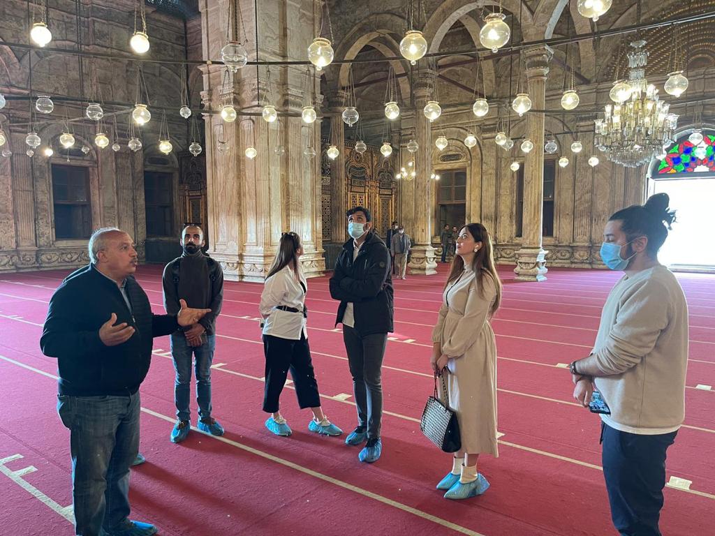 الزيارة شملت عدد من المناطق بالقاهرة التاريخية الزيارة شملت عدد من المناطق بالقاهرة التاريخية