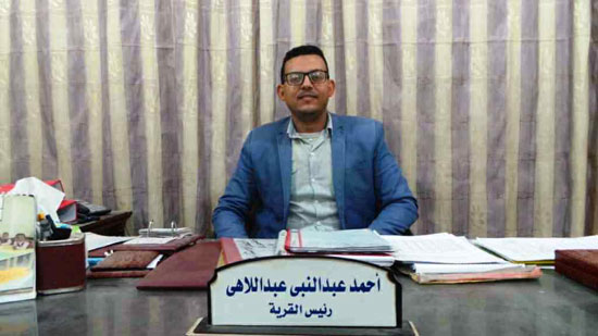 أحمد عبد النبى رئيس الوحدة المحلية لقرى أقليت